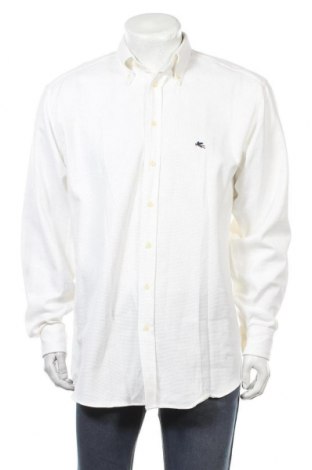 Мъжка риза Etro, Размер L, Цвят Екрю, 100% памук, Цена 45,87 лв.
