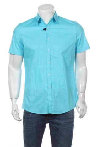 Мъжка риза S.Oliver Black Label, Размер M, Цвят Син, 97% памук, 3% еластан, Цена 27,60 лв.