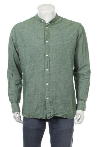 Мъжка риза Selected Homme, Размер XL, Цвят Зелен, Памук, Цена 23,52 лв.