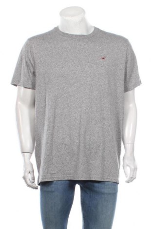 Ανδρικό t-shirt Hollister, Μέγεθος XXL, Χρώμα Γκρί, 60% βαμβάκι, 40% πολυεστέρας, Τιμή 12,99 €