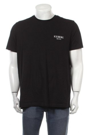 Ανδρικό t-shirt Iceberg, Μέγεθος XXL, Χρώμα Μαύρο, Βαμβάκι, Τιμή 39,20 €