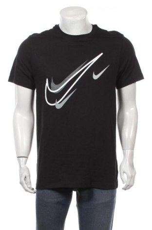 Мъжка тениска Nike, Размер M, Цвят Черен, Памук, Цена 69,00 лв.