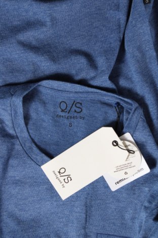 Ανδρικό t-shirt Q/S by S.Oliver, Μέγεθος S, Χρώμα Μπλέ, 65% πολυεστέρας, 35% βαμβάκι, Τιμή 18,95 €