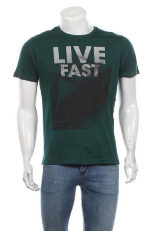 Ανδρικό t-shirt S.Oliver, Μέγεθος M, Χρώμα Πράσινο, Βαμβάκι, Τιμή 11,37 €