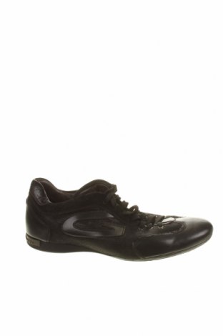 Мъжки обувки Alberto Guardiani, Размер 41, Цвят Черен, Естествена кожа, естествен велур, Цена 21,42 лв.