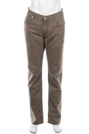 Pantaloni de bărbați Baldessarini, Mărime L, Culoare Verde, 98% bumbac, 2% elastan, Preț 106,77 Lei