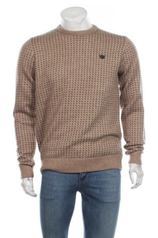 Мъжки пуловер Bendorff, Размер M, Цвят Бежов, 85% акрил, 10% вълна, Цена 47,40 лв.