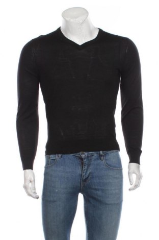 Мъжки пуловер De Fursac, Размер S, Цвят Черен, Вълна, Цена 263,40 лв.