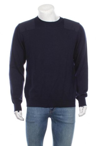 Męski sweter Maison Standarts, Rozmiar XL, Kolor Niebieski, Wełna merynosowa, Cena 535,36 zł