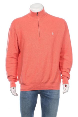 Мъжки пуловер Polo By Ralph Lauren, Размер XL, Цвят Оранжев, Памук, Цена 167,40 лв.