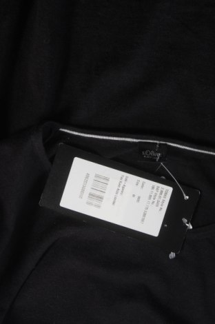 Мъжки пуловер S.Oliver Black Label, Размер M, Цвят Черен, 90% памук, 10% коприна, Цена 125,40 лв.