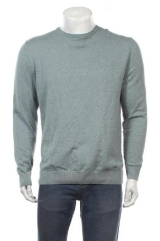 Мъжки пуловер Tom Tailor, Размер L, Цвят Зелен, Памук, Цена 49,20 лв.