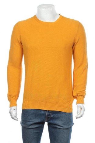 Pánsky sveter  Zara Man, Veľkosť M, Farba Žltá, 80% bavlna, 11% hodváb , 9% ľan, Cena  19,56 €