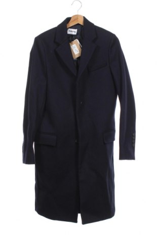 Мъжко палто BALIBARIS, Размер S, Цвят Син, 75% вълна, 25% полиамид, Цена 621,75 лв.