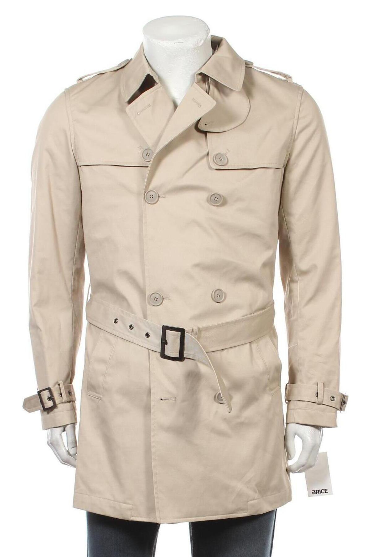 Pánský přechodný kabát  Brice, Velikost M, Barva Béžová, 65% polyester, 35% bavlna, Cena  648,00 Kč