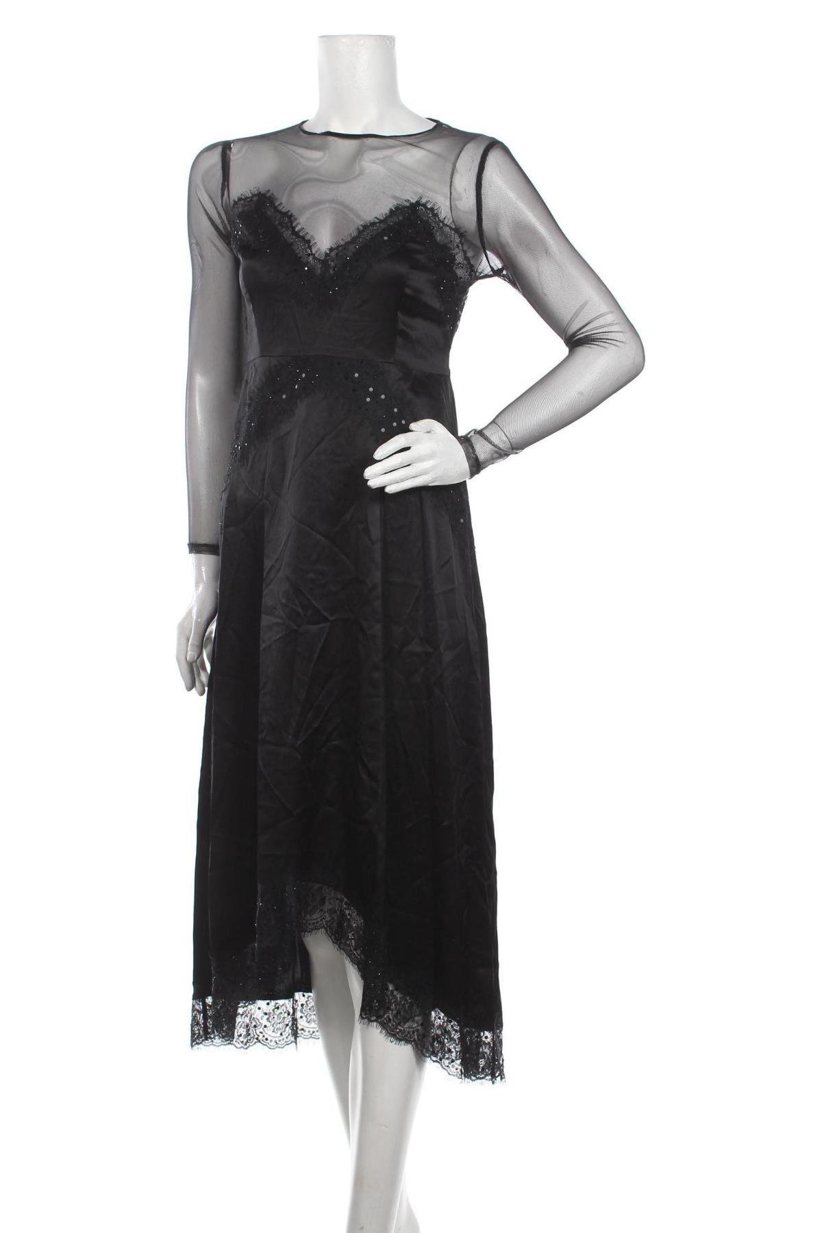 Kleid The Kooples, Größe S, Farbe Schwarz, Preis 275,59 €