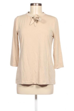 Γυναικεία μπλούζα Linea Tesini, Μέγεθος M, Χρώμα  Μπέζ, 95% βισκόζη, 5% ελαστάνη, Τιμή 37,11 €