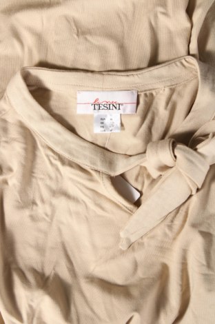 Γυναικεία μπλούζα Linea Tesini, Μέγεθος M, Χρώμα  Μπέζ, 95% βισκόζη, 5% ελαστάνη, Τιμή 37,11 €