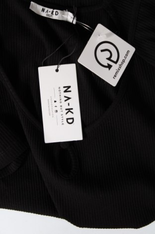 Γυναικεία μπλούζα NA-KD, Μέγεθος L, Χρώμα Μαύρο, 95% βισκόζη, 5% ελαστάνη, Τιμή 34,64 €