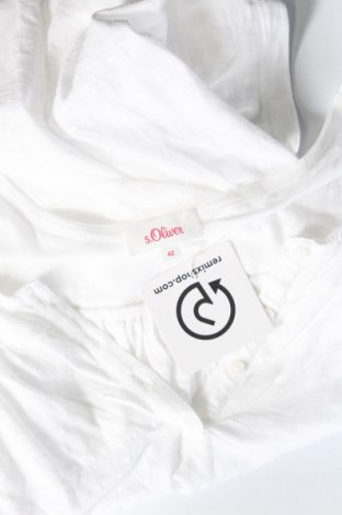 Дамска блуза S.Oliver, Размер L, Цвят Бял, Цена 19,20 лв.
