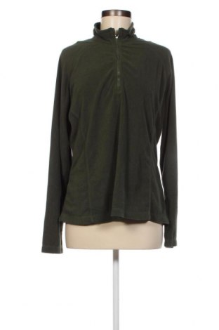 Γυναικεία μπλούζα fleece, Μέγεθος L, Χρώμα Πράσινο, Τιμή 18,40 €
