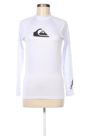 Дамска спортна блуза Quiksilver, Размер S, Цвят Бял, 92% полиестер, 8% еластан, Цена 52,80 лв.
