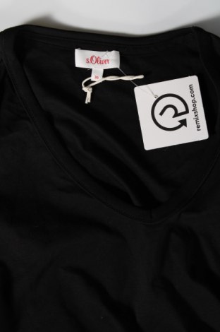 Дамска тениска S.Oliver, Размер S, Цвят Черен, Цена 11,40 лв.