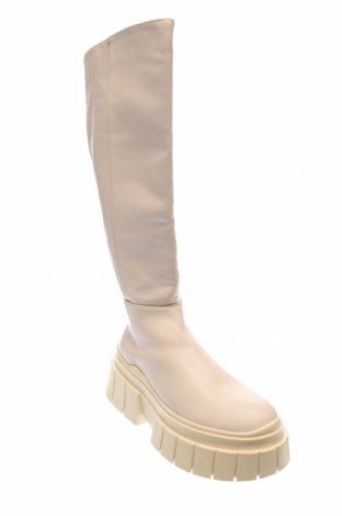 Damenstiefel Bershka, Größe 39, Farbe Beige, Preis € 12,53