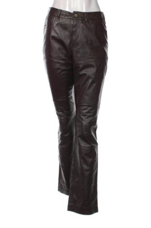 Дамски кожен панталон Ralph Lauren, Размер S, Цвят Кафяв, Естествена кожа, Цена 226,00 лв.