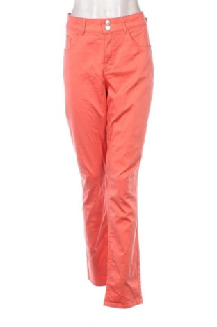 Дамски панталон S.Oliver Black Label, Размер XXL, Цвят Оранжев, 56% памук, 42% лиосел, 2% еластан, Цена 94,90 лв.