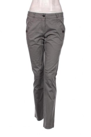 Дамски панталон Yaya, Размер S, Цвят Сив, 97% памук, 3% еластан, Цена 42,75 лв.