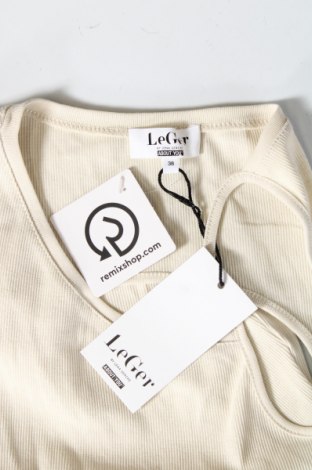Γυναικείο αμάνικο μπλουζάκι LeGer By Lena Gercke, Μέγεθος M, Χρώμα  Μπέζ, 95% βαμβάκι, 5% ελαστάνη, Τιμή 16,16 €