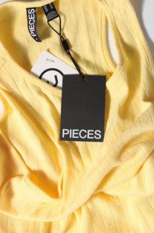 Tricou de damă Pieces, Mărime M, Culoare Galben, Preț 103,99 Lei