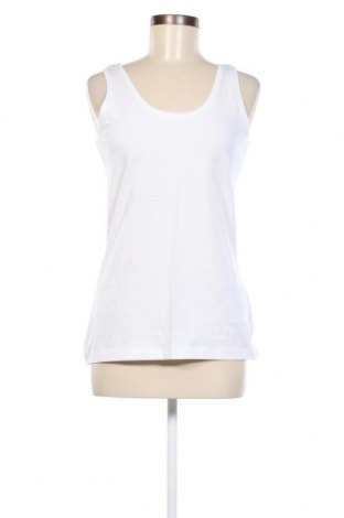 Γυναικείο αμάνικο μπλουζάκι S.Oliver, Μέγεθος XL, Χρώμα Λευκό, 95% βαμβάκι, 5% ελαστάνη, Τιμή 20,57 €
