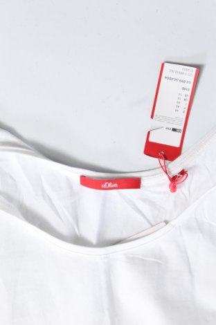 Γυναικείο αμάνικο μπλουζάκι S.Oliver, Μέγεθος XL, Χρώμα Λευκό, Τιμή 5,29 €
