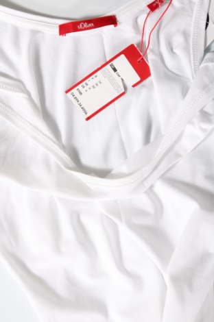 Γυναικείο αμάνικο μπλουζάκι S.Oliver, Μέγεθος S, Χρώμα Λευκό, Τιμή 5,29 €
