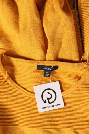 Дамски пуловер Alfani, Размер XS, Цвят Жълт, Цена 53,00 лв.