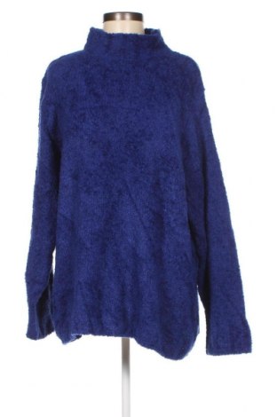 Γυναικείο πουλόβερ Basic Editions, Μέγεθος XXL, Χρώμα Μπλέ, Τιμή 22,27 €