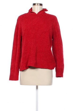 Γυναικείο πουλόβερ Basic Editions, Μέγεθος L, Χρώμα Κόκκινο, Τιμή 22,27 €