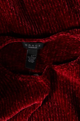 Дамски пуловер Grace, Размер L, Цвят Червен, Цена 36,00 лв.