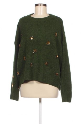 Дамски пуловер H&M, Размер M, Цвят Зелен, Цена 53,00 лв.