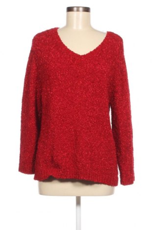 Γυναικείο πουλόβερ JM Collection, Μέγεθος XL, Χρώμα Κόκκινο, Τιμή 22,27 €