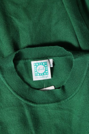 Дамски пуловер Vera Fishbaugh, Размер M, Цвят Зелен, Цена 53,00 лв.