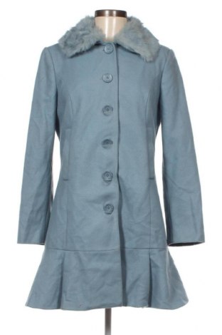 Γυναικείο παλτό Denny Rose, Μέγεθος L, Χρώμα Μπλέ, Τιμή 90,31 €
