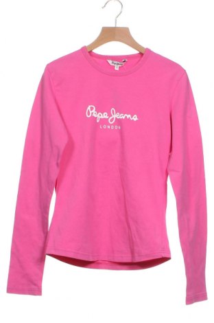 Детска блуза Pepe Jeans, Размер 8-9y/ 134-140 см, Цвят Розов, 90% памук, 10% еластан, Цена 38,40 лв.