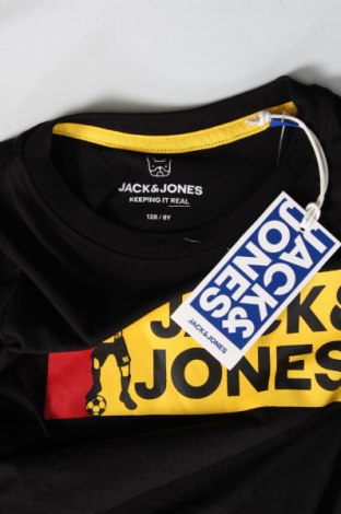 Детска тениска Jack & Jones, Размер 7-8y/ 128-134 см, Цвят Черен, 100% памук, Цена 25,35 лв.