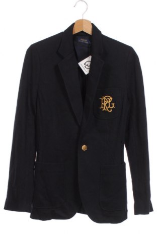 Дамско сако Polo By Ralph Lauren, Размер S, Цвят Син, 60% памук, 40% вискоза, Цена 142,00 лв.