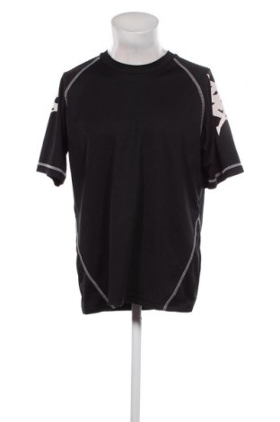 Мъжка тениска Kappa, Размер L, Цвят Черен, Цена 23,00 лв.