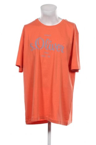 Ανδρικό t-shirt S.Oliver, Μέγεθος XXL, Χρώμα Πορτοκαλί, Τιμή 7,05 €