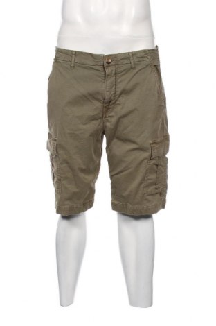 Мъжки къс панталон Guess, Размер L, Цвят Зелен, 98% памук, 2% еластан, Цена 88,90 лв.